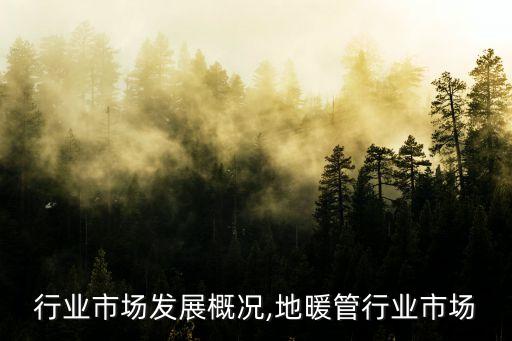 地暖行业市场发展概况,地暖管行业市场