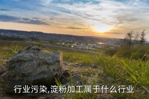 淀粉行业污染,淀粉加工属于什么行业