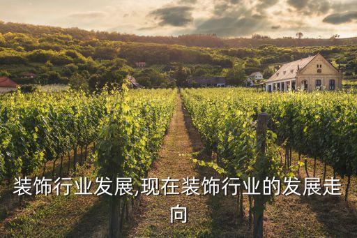 南昌装饰行业发展,现在装饰行业的发展走向