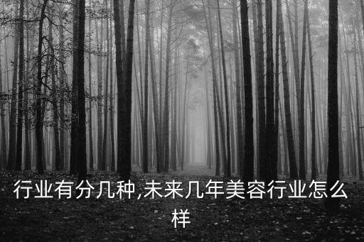 美容行业有分几种?,未来几年美容行业怎么样
