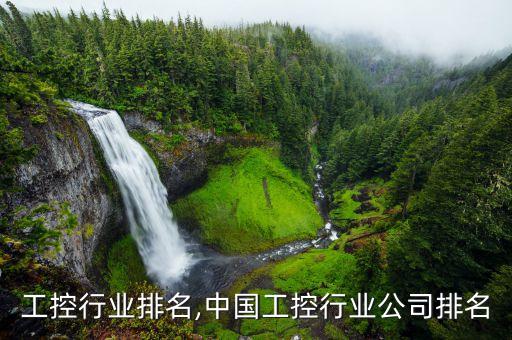 杭州工控行业排名,中国工控行业公司排名