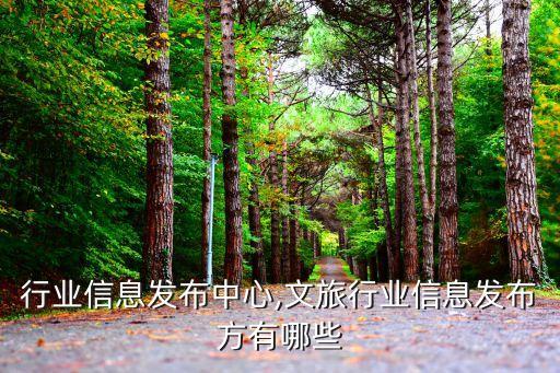 中国行业信息发布中心,文旅行业信息发布方有哪些