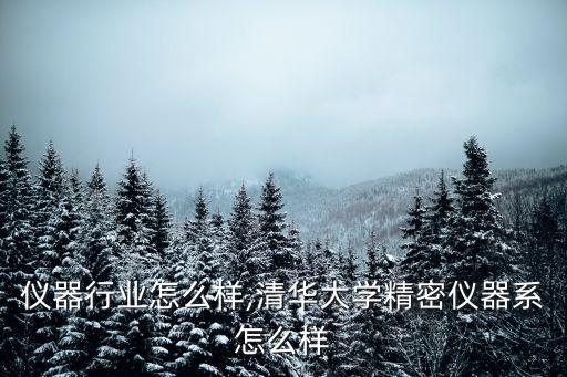精密仪器行业怎么样,清华大学精密仪器系怎么样