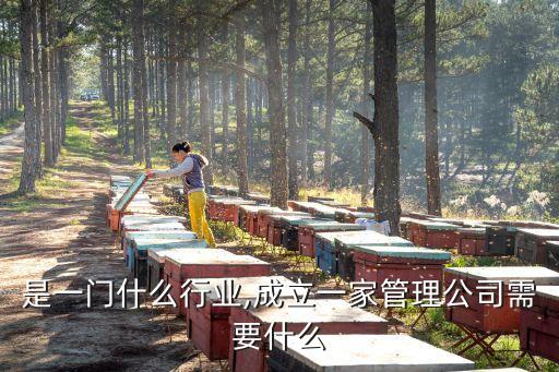 管理是一门什么行业,成立一家管理公司需要什么