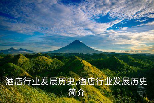 中国酒店行业发展历史,酒店行业发展历史简介