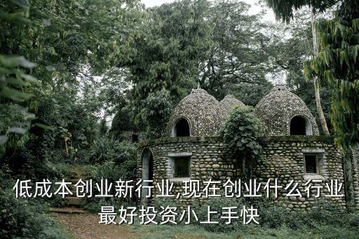 投资低成本创业新行业,现在创业什么行业最好投资小上手快