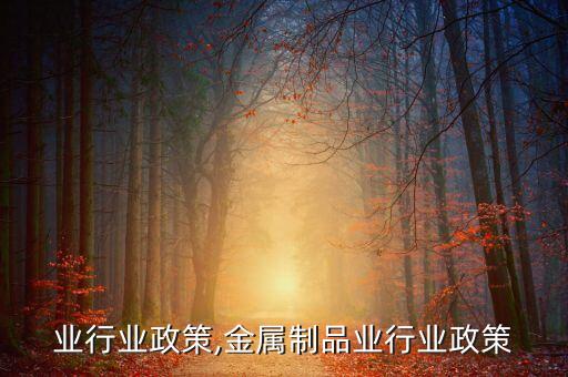 零食业行业政策,金属制品业行业政策