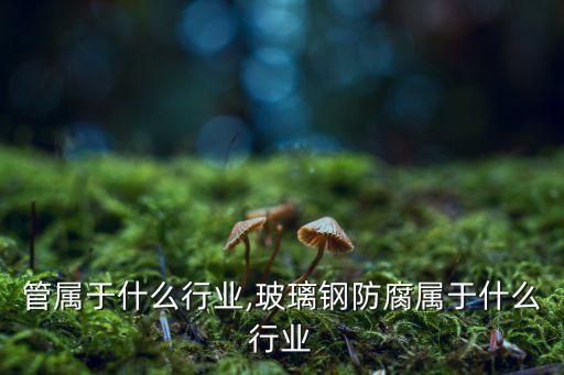 防腐管属于什么行业,玻璃钢防腐属于什么行业