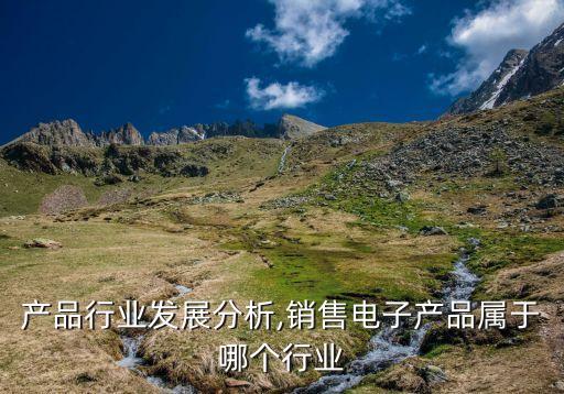 电子产品行业发展分析,销售电子产品属于哪个行业