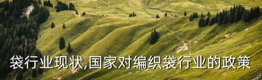 编织袋行业现状,国家对编织袋行业的政策