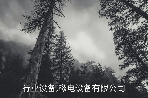 磁电行业设备,磁电设备有限公司