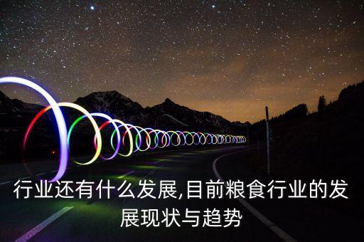 粮食行业还有什么发展,目前粮食行业的发展现状与趋势