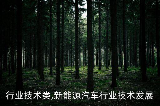 汽车行业技术类,新能源汽车行业技术发展