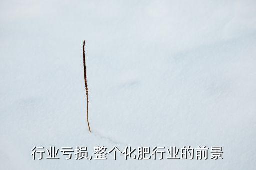 化肥行业亏损,整个化肥行业的前景