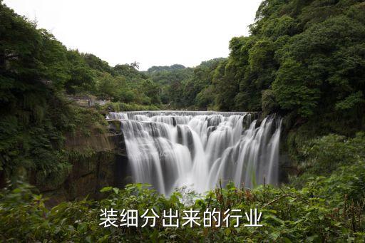 由家装细分出来的行业