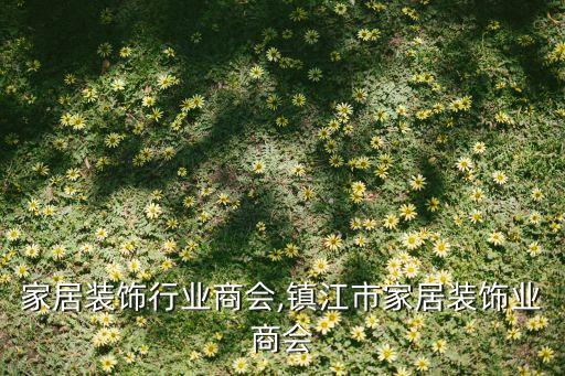 徐州家居装饰行业商会,镇江市家居装饰业商会