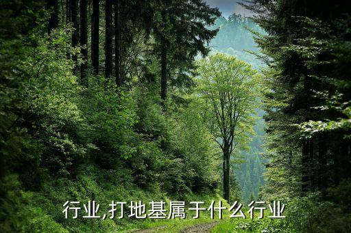 地基行业,打地基属于什么行业