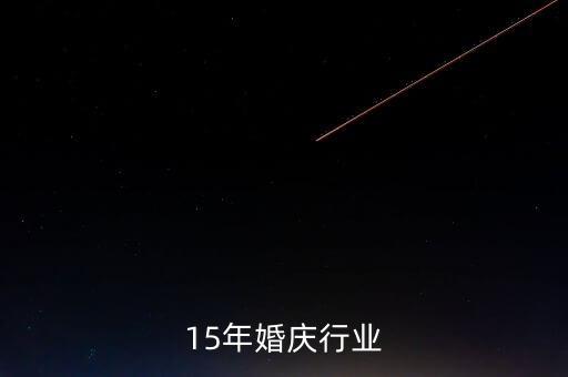2015年婚庆行业