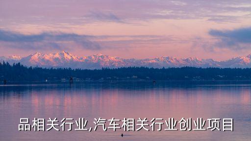 农产品相关行业,汽车相关行业创业项目