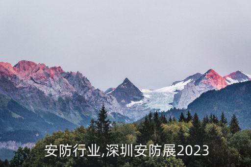  安防行业,深圳安防展2023
