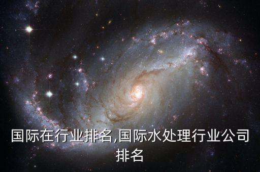国际在行业排名,国际水处理行业公司排名