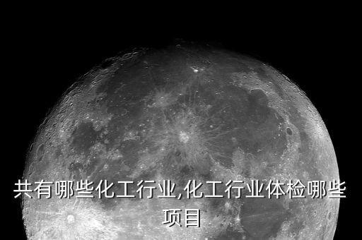 共有哪些化工行业,化工行业体检哪些项目