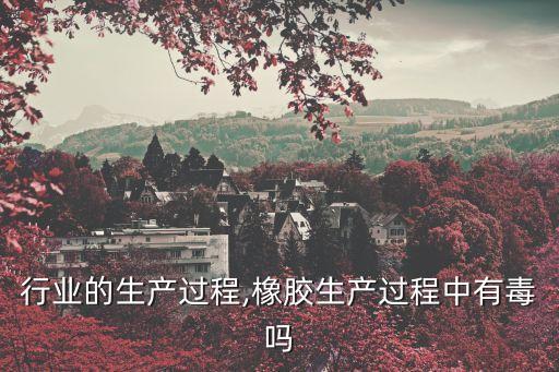 行业的生产过程,橡胶生产过程中有毒吗