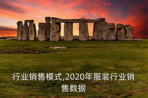 行业销售模式,2020年服装行业销售数据