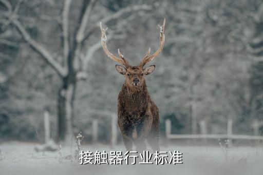 直流接触器行业标准