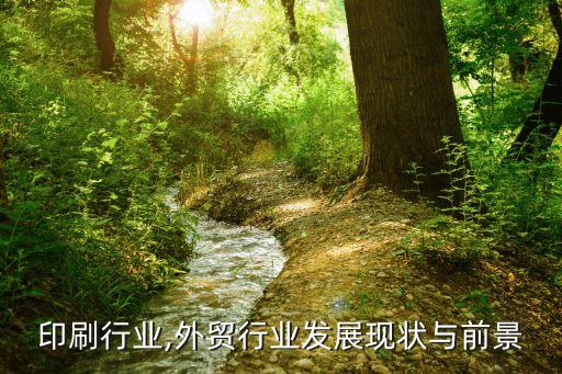 印刷行业,外贸行业发展现状与前景