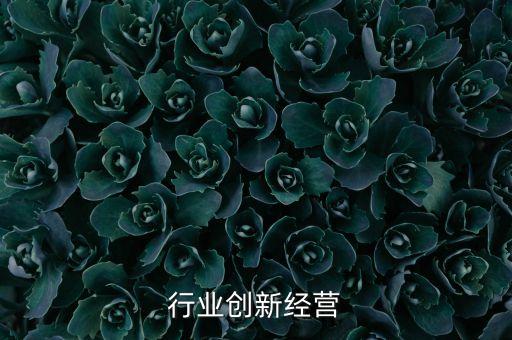 机械行业创新经营