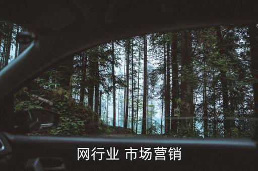 互联网行业 市场营销