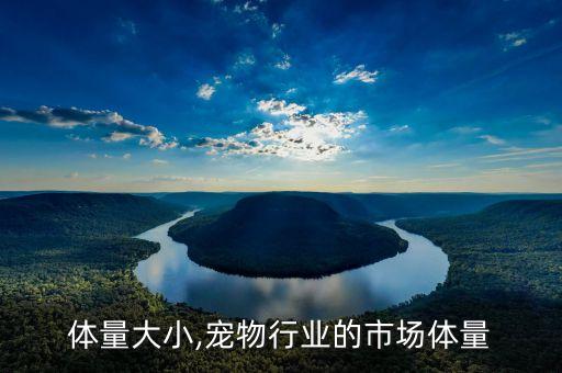 体量大小,宠物行业的市场体量