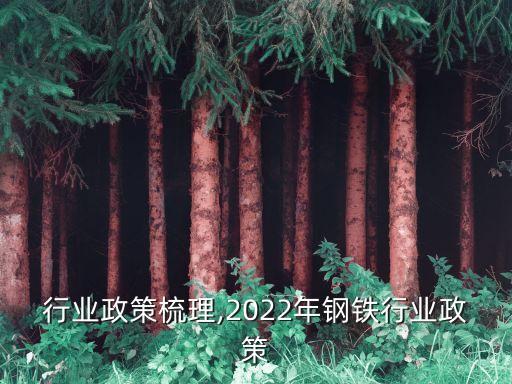 钢铁行业政策梳理,2022年钢铁行业政策