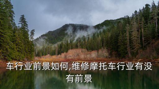 摩托车行业前景如何,维修摩托车行业有没有前景
