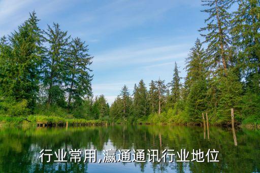 通讯行业常用,瀛通通讯行业地位