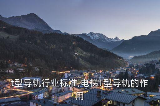 t型导轨行业标准,电梯T型导轨的作用