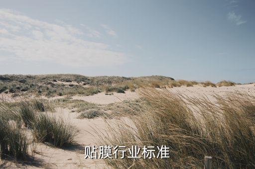 贴膜行业标准