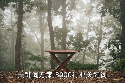 关键词方案,3000行业关键词