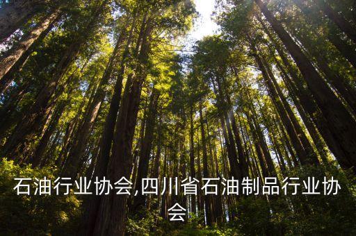 大连石油行业协会,四川省石油制品行业协会
