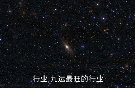  行业,九运最旺的行业