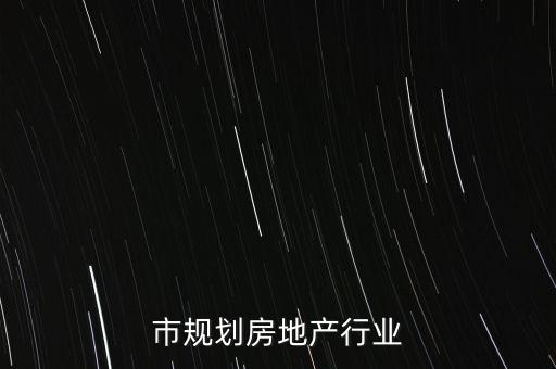 市规划房地产行业