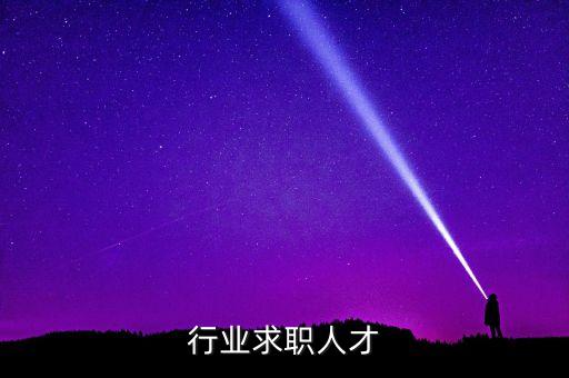 行业求职人才