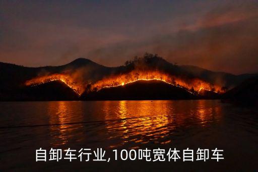 自卸车行业,100吨宽体自卸车