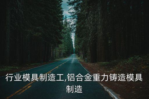 铸造行业模具制造工,铝合金重力铸造模具制造