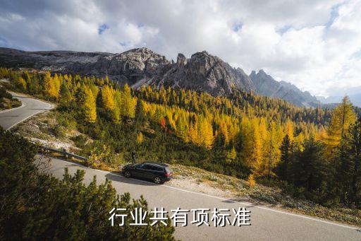 行业共有项标准