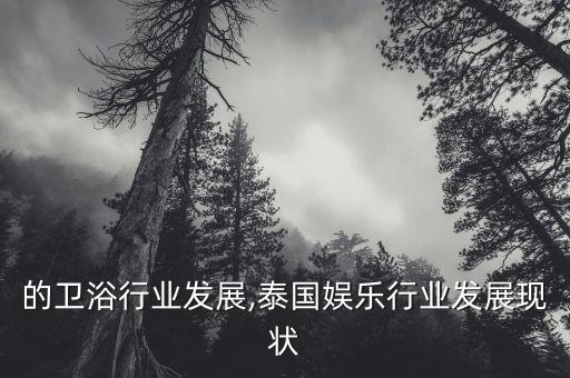 泰国的卫浴行业发展,泰国娱乐行业发展现状