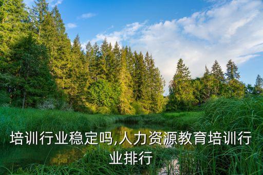 培训行业稳定吗,人力资源教育培训行业排行