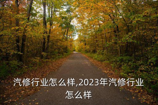 云南汽修行业怎么样,2023年汽修行业怎么样