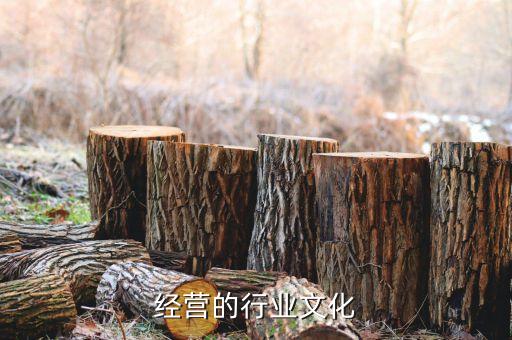 经营的行业文化